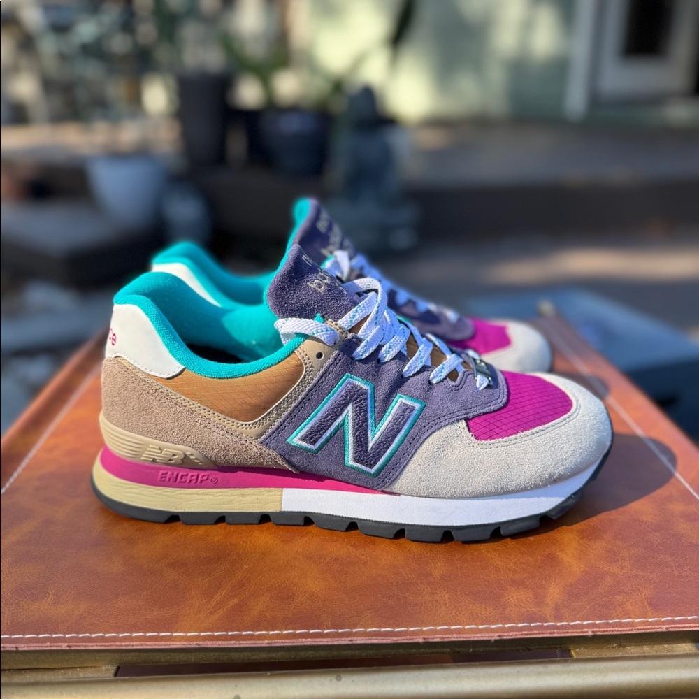 New Balance 574 Rugged Oasis Navy Brown
